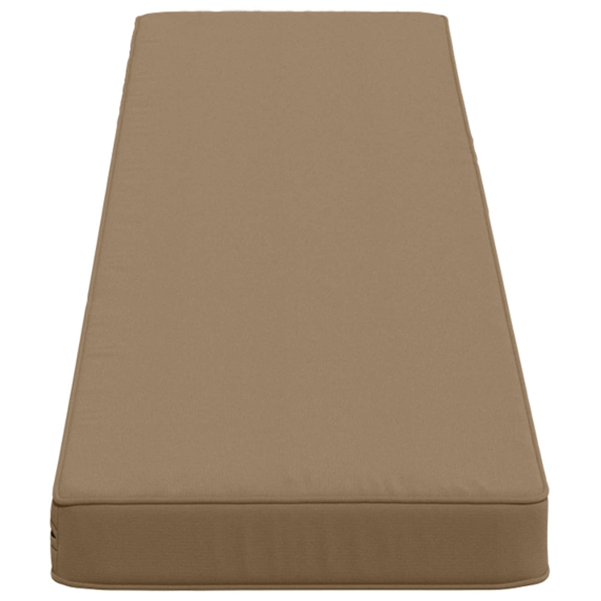 2-Piece Bench Cushions VUGHT 2 pcs 100% Polyester Taupe