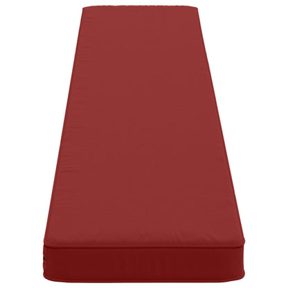 2-Piece Bench Cushions VUGHT 2 pcs 100% Polyester Wine Red