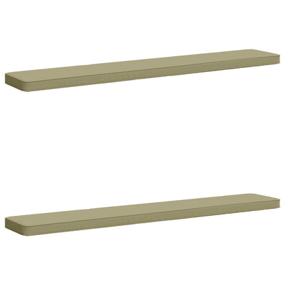 2-Piece Bench Cushions VUGHT 2 pcs 100% Polyester Light Green
