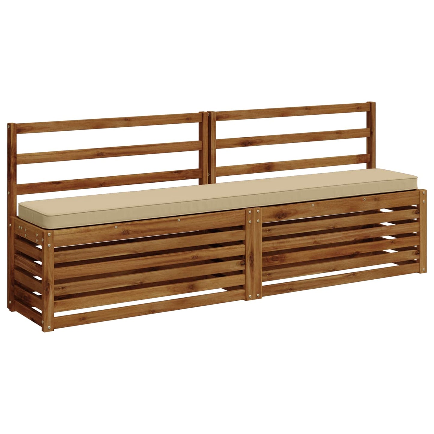 2-Piece Bench Cushions VUGHT 2 pcs 100% Polyester Beige