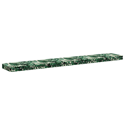 2-Piece Bench Cushions VUGHT 2 pcs 100% Polyester Leaf Pattern