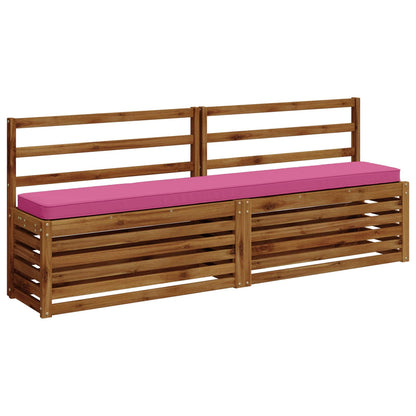 2-Piece Bench Cushions VUGHT 2 pcs 100% Polyester Pink