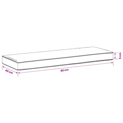 2-Piece Bench Cushions VUGHT 2 pcs 100% Polyester Red