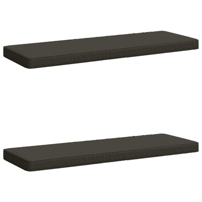 2-Piece Bench Cushions VUGHT 2 pcs 100% Polyester Anthracite