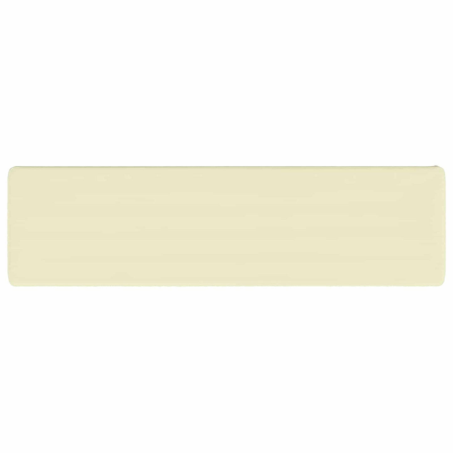 2-Piece Bench Cushions VUGHT 2 pcs 100% Polyester Cream