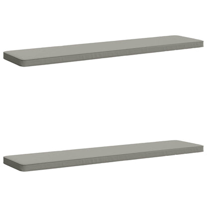 2-Piece Bench Cushions VUGHT 2 pcs 100% Polyester Grey