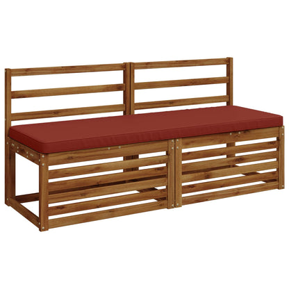 2-Piece Bench Cushions VUGHT 2 pcs 100% Polyester Red