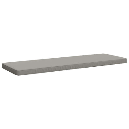 2-Piece Bench Cushions VUGHT 2 pcs 100% Polyester Grey