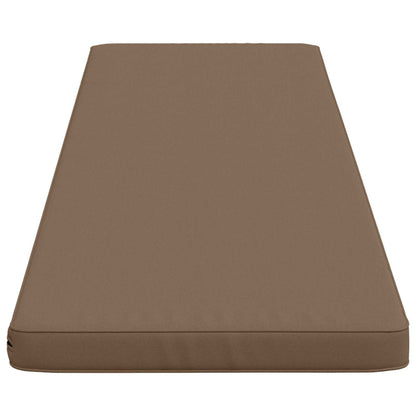 1-Piece Bench Cushion VUGHT 100% Polyester Taupe