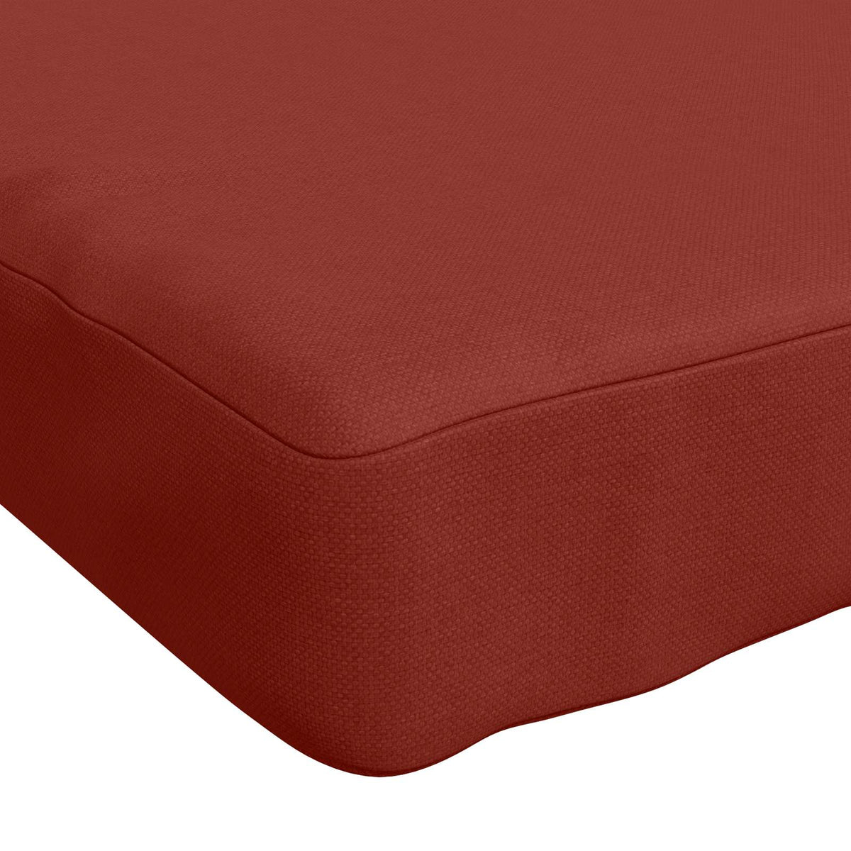 1-Piece Bench Cushion VUGHT 100% Polyester Red 200 x 50 x 5 cm