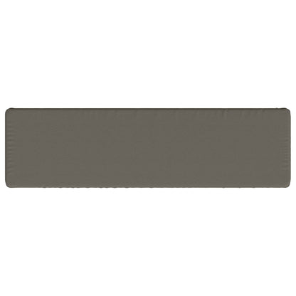 1-Piece Bench Cushion VUGHT 100% Polyester Grey 200 x 50 x 5 cm