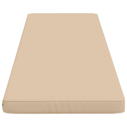 2-Piece Bench Cushions VUGHT 2 pcs 100% Polyester Cream