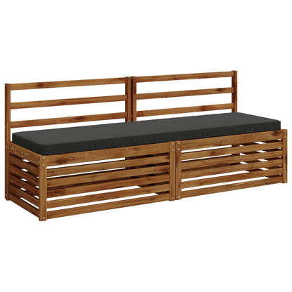 1-Piece Bench Cushion VUGHT 100% Polyester Anthracite