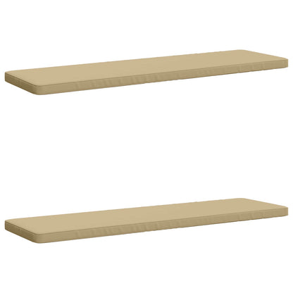 2-Piece Bench Cushions VUGHT 2 pcs 100% Polyester Beige