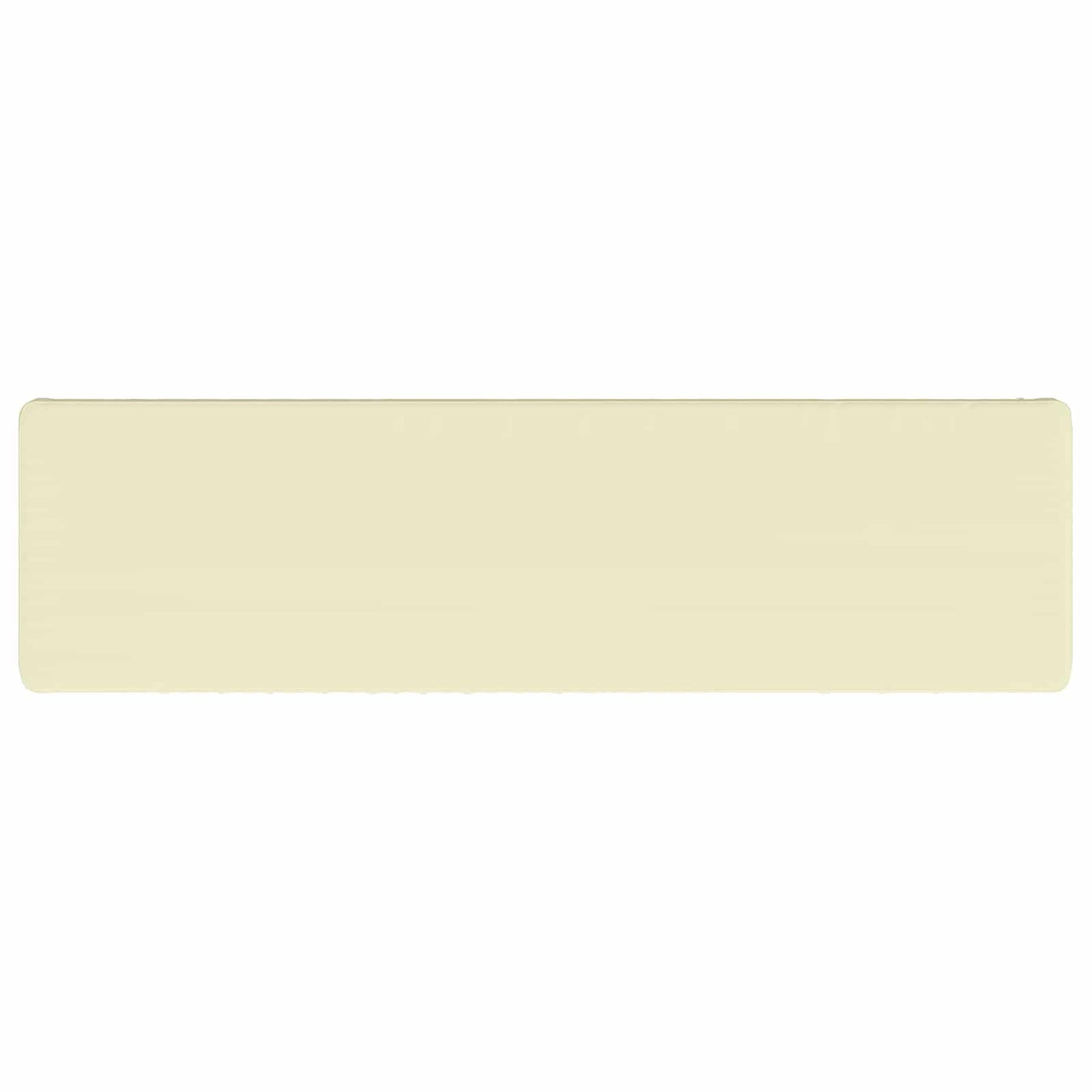 2-Piece Bench Cushions VUGHT 2 pcs 100% Polyester Cream