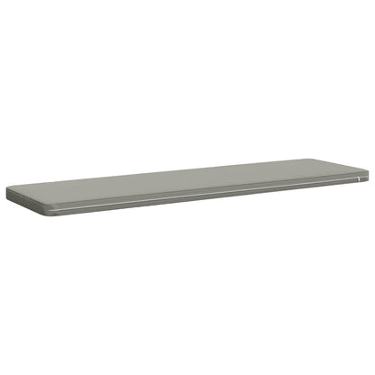 1-Piece Bench Cushion VUGHT 100% Polyester Grey 200 x 50 x 5 cm