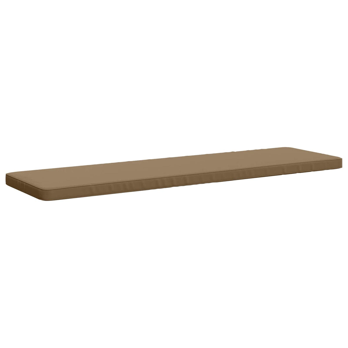 1-Piece Bench Cushion VUGHT 100% Polyester Taupe
