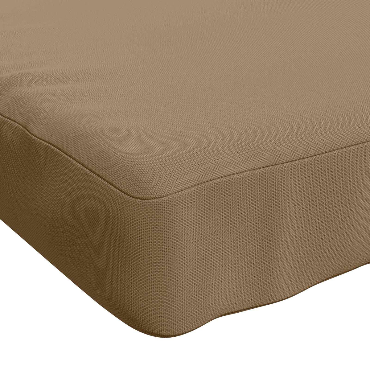 2-Piece Bench Cushions VUGHT 2 pcs 100% Polyester Taupe