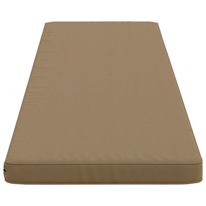 2-Piece Bench Cushions VUGHT 2 pcs 100% Polyester Taupe