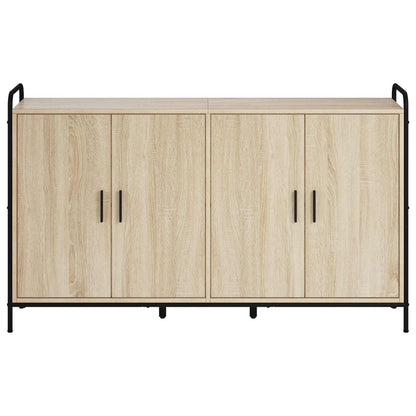 Sideboard Sonoma Oak 135 x 33 x 81 cm Engineered Wood