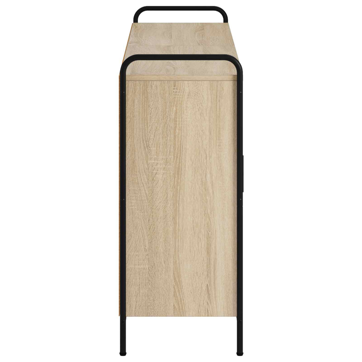 Sideboard Sonoma Oak 135 x 33 x 81 cm Engineered Wood