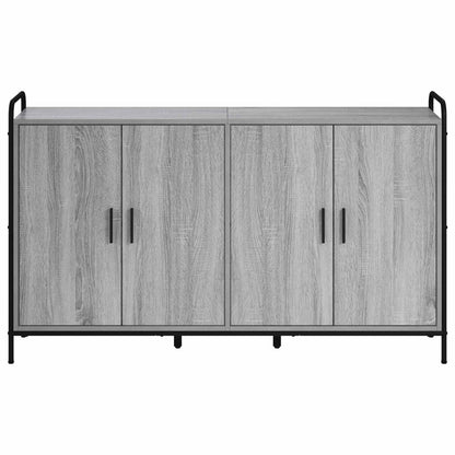 Sideboard Grey Sonoma 135 x 33 x 81 cm Engineered Wood