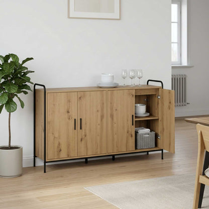 Sideboard Artisan Oak 135 x 33 x 81 cm Engineered Wood