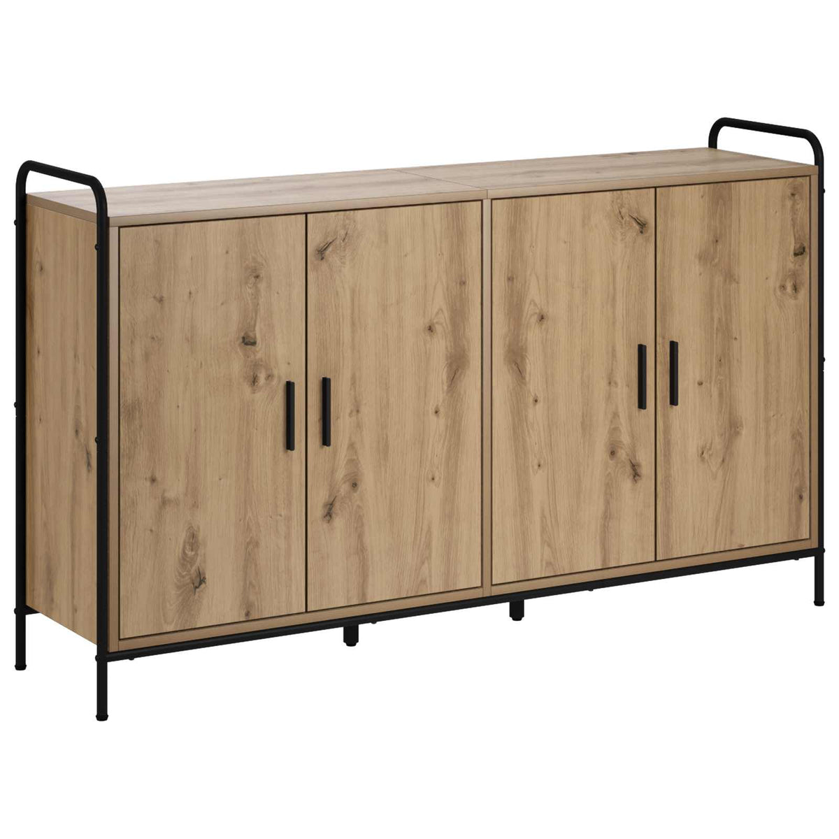 Sideboard Artisan Oak 135 x 33 x 81 cm Engineered Wood