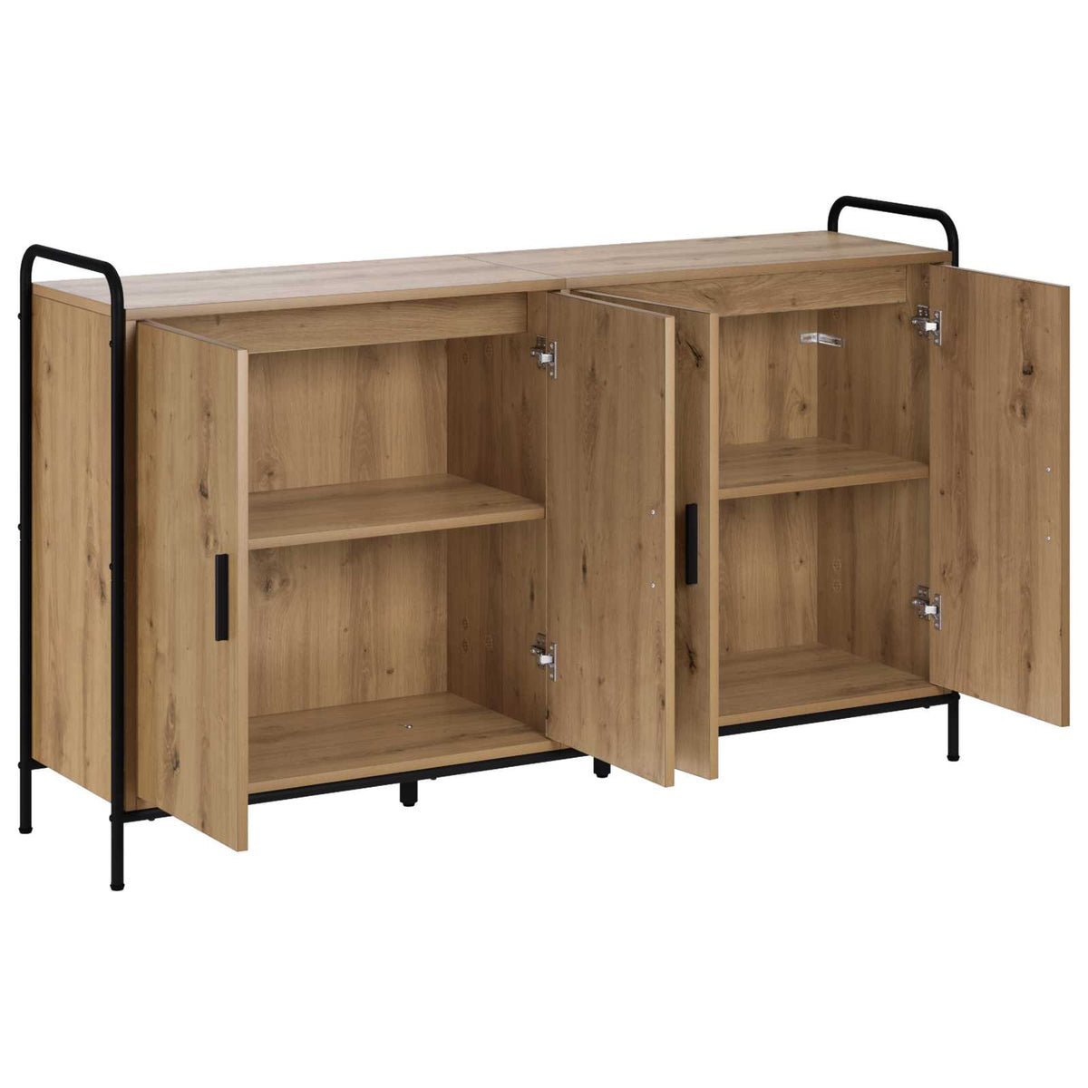 Sideboard Artisan Oak 135 x 33 x 81 cm Engineered Wood