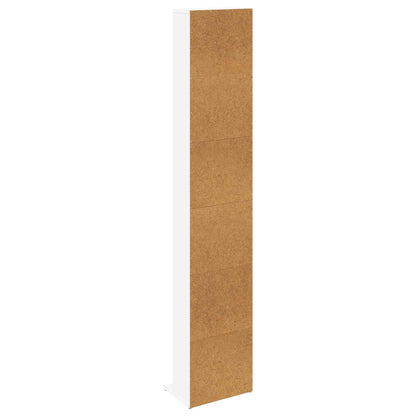 CD Cabinet White 33 x 23.5 x 175 cm Engineered Wood