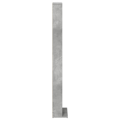 CD Cabinet Concrete Grey 33 x 23.5 x 175 cm Engineered Wood