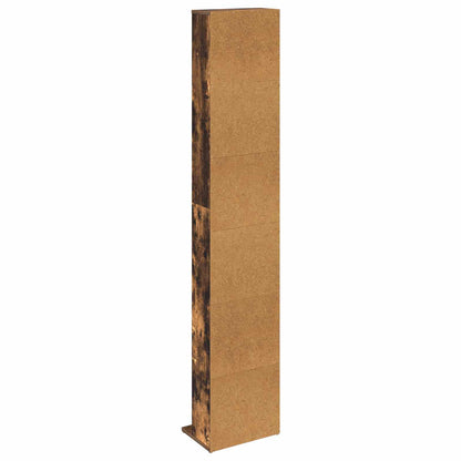 CD Cabinet Smoked Oak 33 x 23.5 x 175 cm Engineered Wood