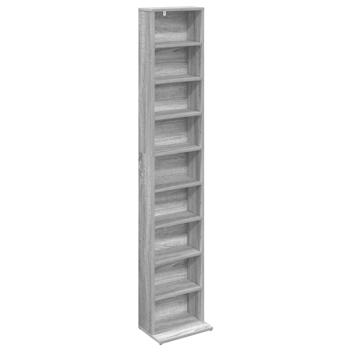 CD Cabinet 2 pcs Grey Sonoma 33 x 23.5 x 175 cm Engineered Wood