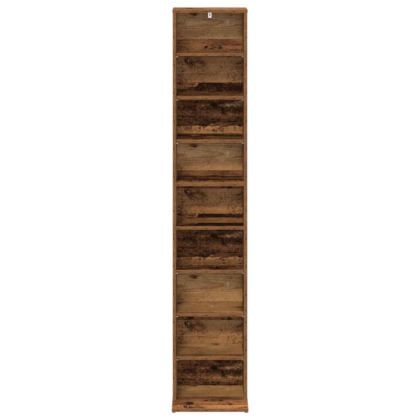CD Cabinet Old Wood 33 x 23.5 x 175 cm Engineered Wood