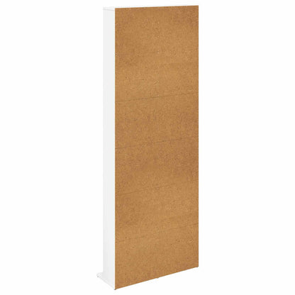 CD Cabinet White 65 x 23.5 x 175 cm Engineered Wood