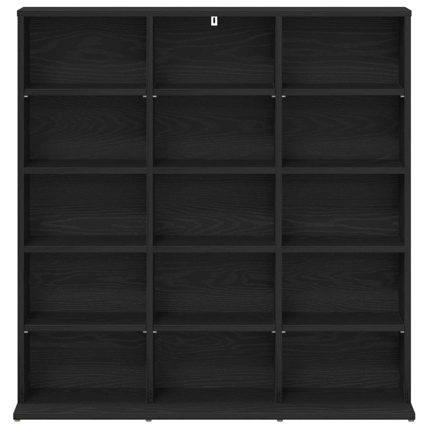 CD Cabinet Black Oak 96 x 23.5 x 97.5 cm Engineered Wood