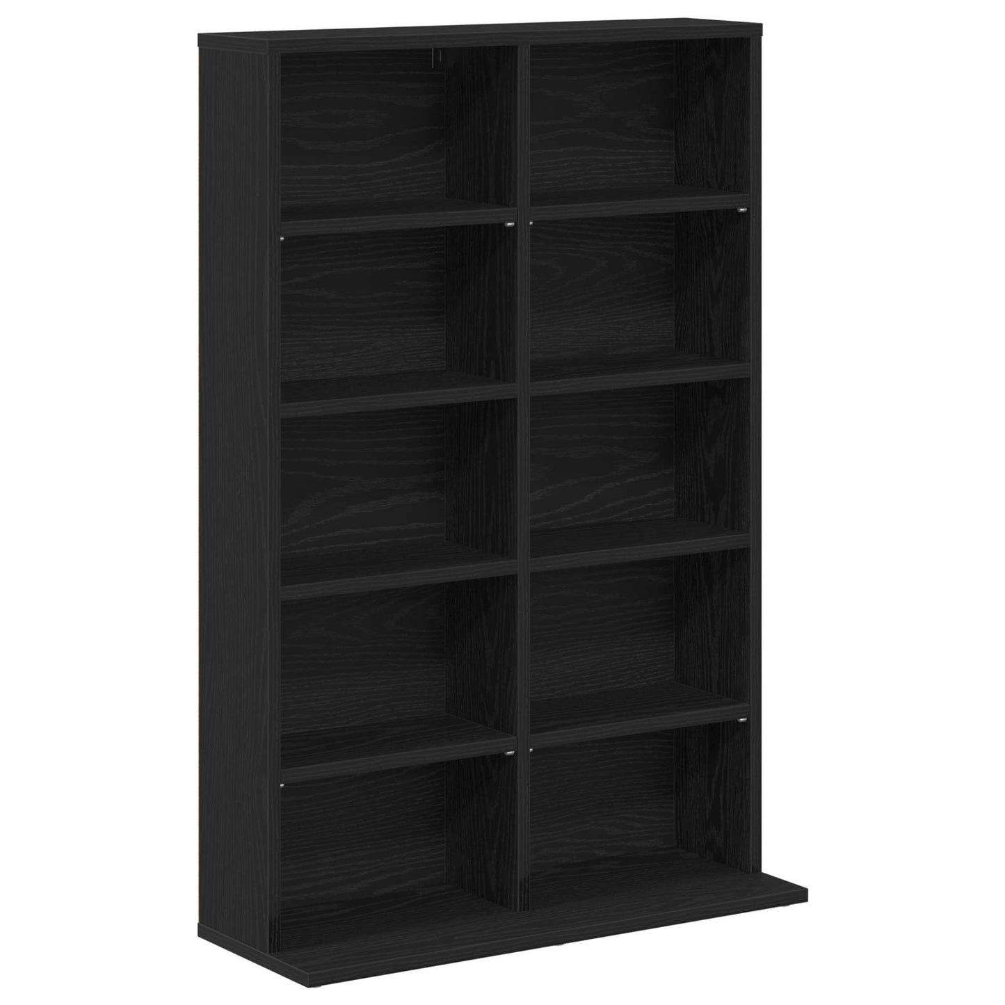 CD Cabinet Black Oak 65 x 23.5 x 97.5 cm Engineered Wood