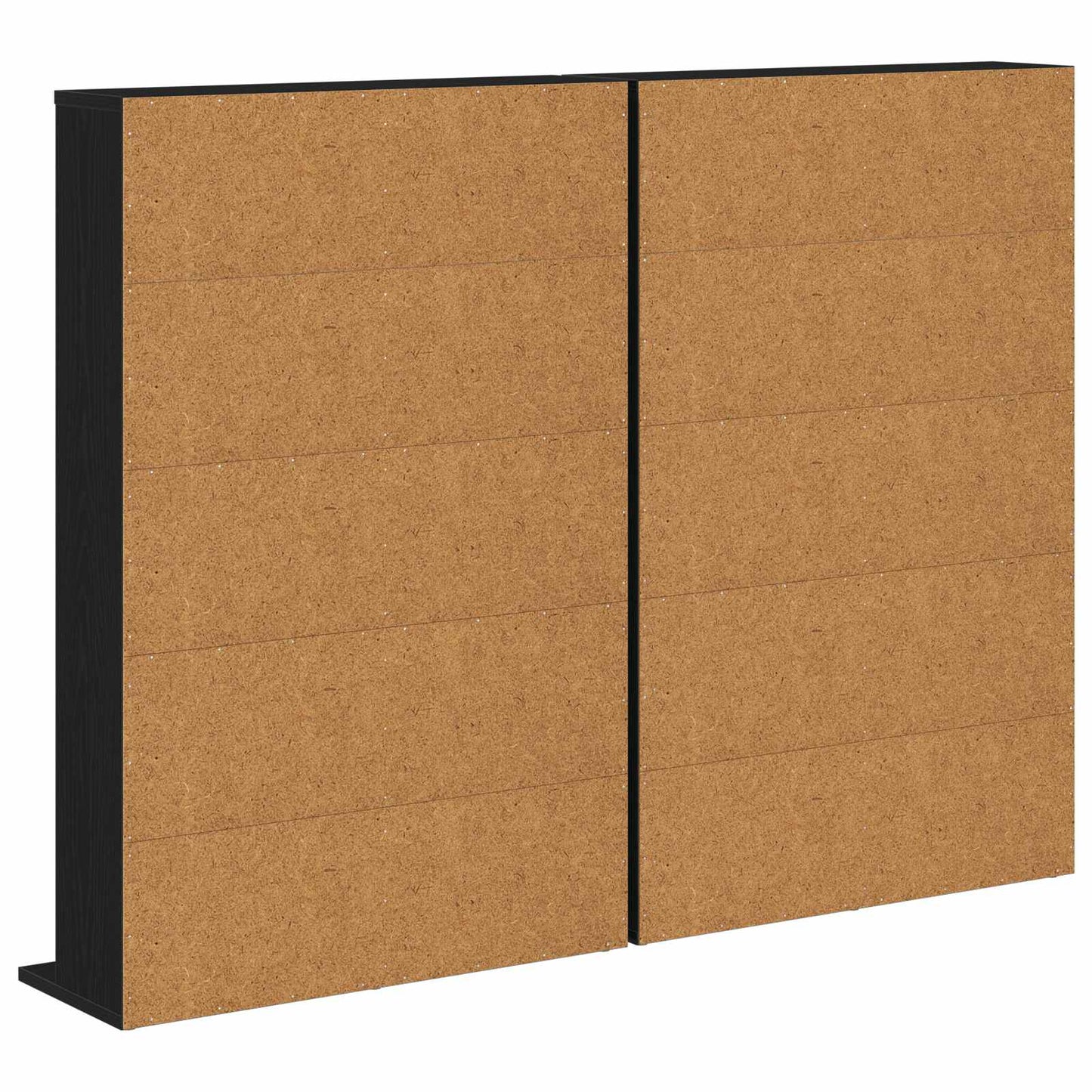 CD Cabinet 2 pcs Black Oak 65 x 23.5 x 97.5 cm Engineered Wood