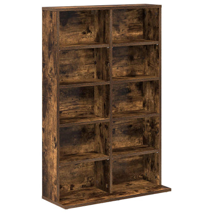CD Cabinet Smoked Oak 65 x 23.5 x 97.5 cm Engineered Wood