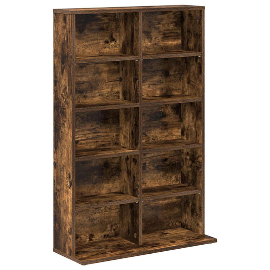 CD Cabinet Smoked Oak 65 x 23.5 x 97.5 cm Engineered Wood