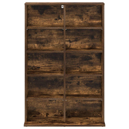 CD Cabinet Smoked Oak 65 x 23.5 x 97.5 cm Engineered Wood