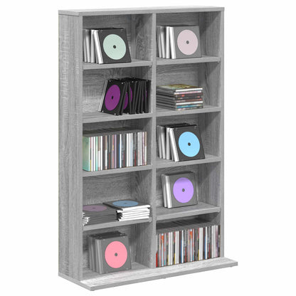 CD Cabinet Grey Sonoma 65 x 23.5 x 97.5 cm Engineered Wood
