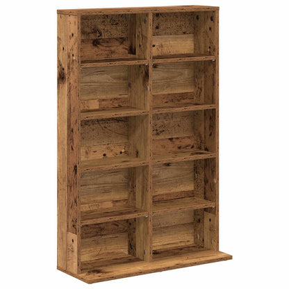 CD Cabinet 2 pcs Old Wood 65 x 23.5 x 97.5 cm Engineered Wood
