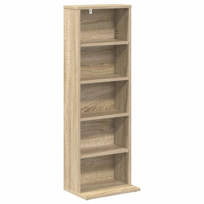 CD Cabinet Sonoma Oak 33 x 23.5 x 97.5 cm Engineered Wood