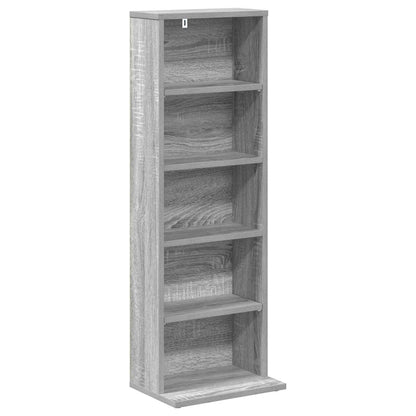 CD Cabinet 2 pcs Grey Sonoma 33 x 23.5 x 97.5 cm