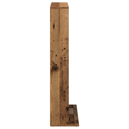 CD Cabinet 2 pcs Old Wood 33 x 23.5 x 97.5 cm Engineered Wood