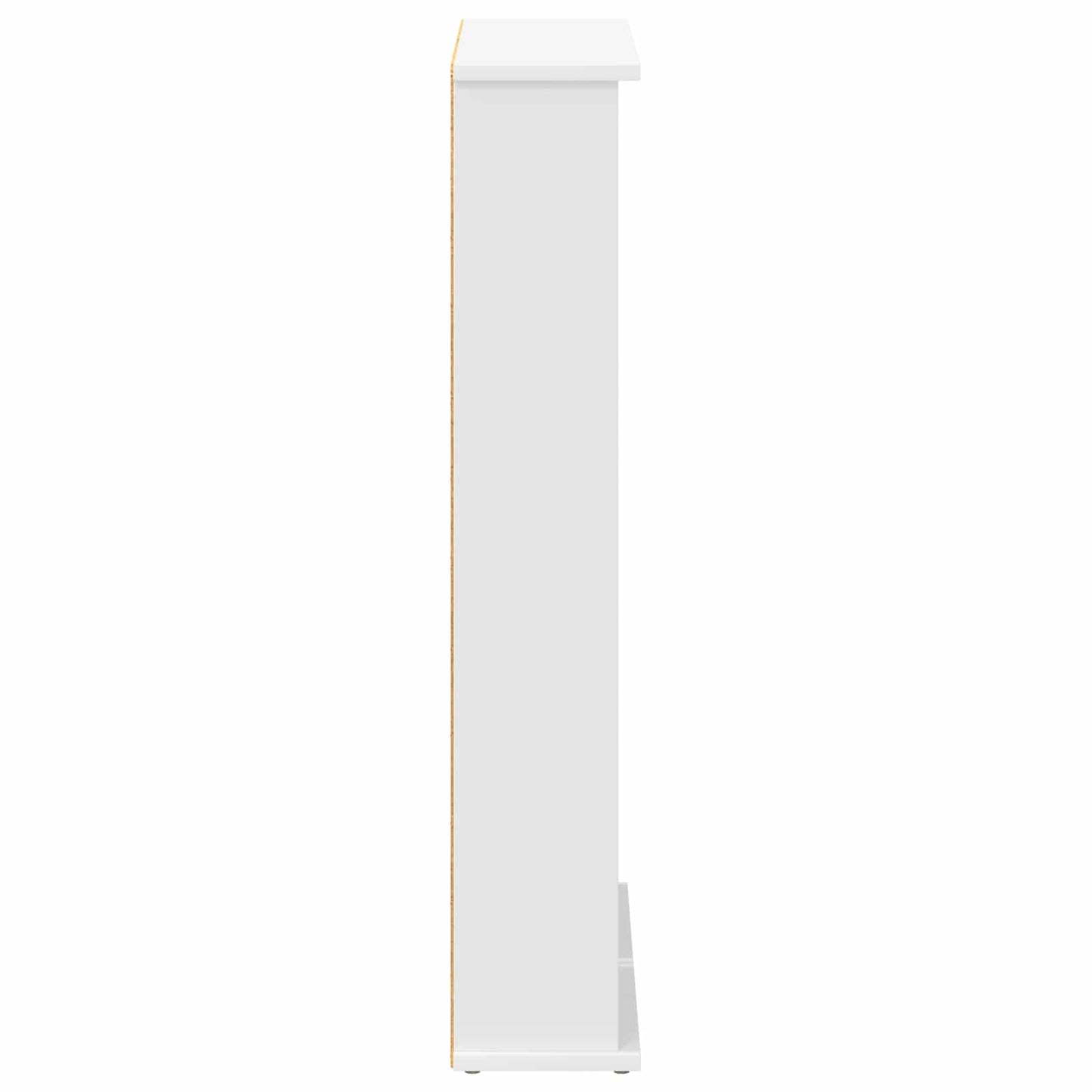 CD Cabinet White 60 x 17 x 92 cm Engineered Wood