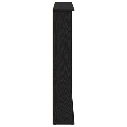 CD Cabinet 2 pcs Black Oak 60 x 17 x 92 cm Engineered Wood