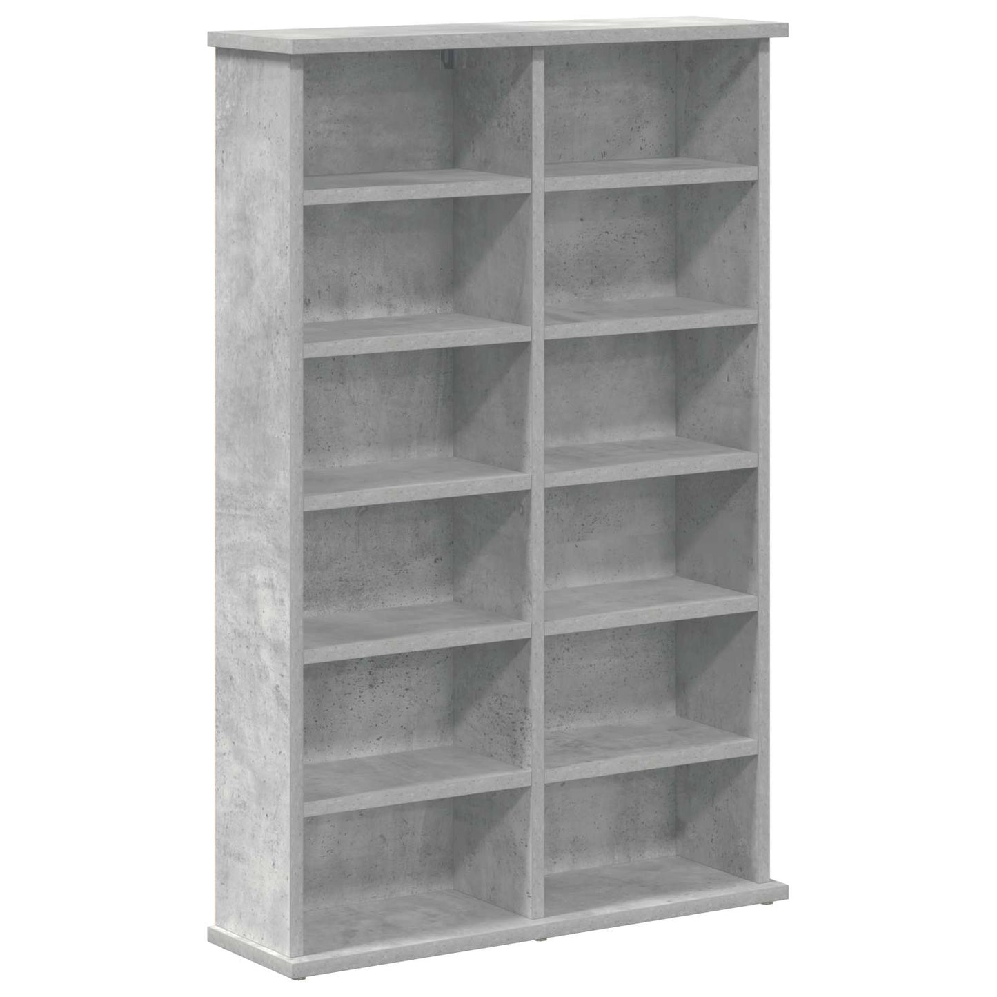 CD Cabinet Concrete Grey 60 x 17 x 92 cm Engineered Wood