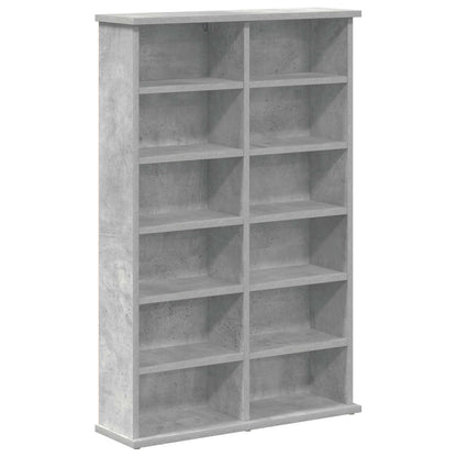 CD Cabinet Concrete Grey 60 x 17 x 92 cm Engineered Wood